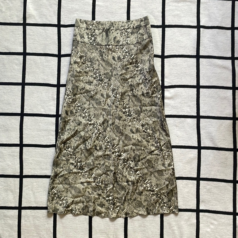 NWT Free People Women's Normani Bias Printed Skirt size 0